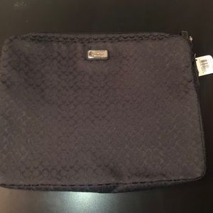 Black Coach laptop bag